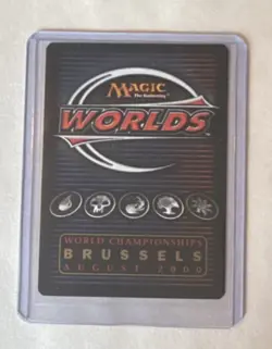 WOTC MtG World Championship Decks Enlightened Tutor Instant White Regular 2000 … - Image 2