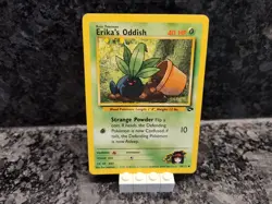 Pokemon Gym Challenge 70/132 Erika's Oddish Trading Card - Image 1