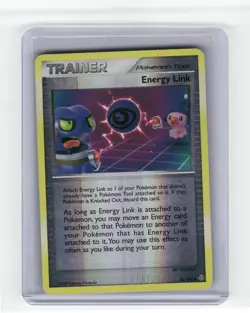 Energy Link Stormfront Uncommon,Reverse Holo Pokemon Lightly played - Image 1