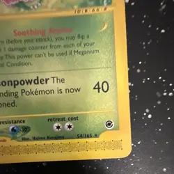 Meganium 054/165 Expedition Base Set Rare Regular 100 HP Pokemon TCG English - Image 5