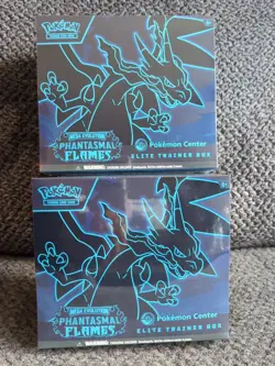 Phantasmal Flames Pokemon Center ETB - Lot of 2 - Sealed, Ready to Ship ✅ - Image 1