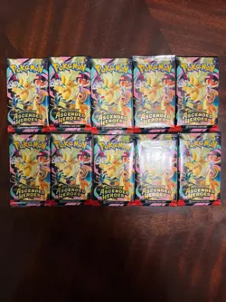 Pokemon TCG Ascended Heroes Booster Packs - LOT of 10- Factory Sealed - Image 1