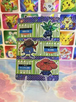 Pokemon Charizard Vintage Pocket Monsters Vending HOLO Prism Sticker 99 Nintendo - Image 1