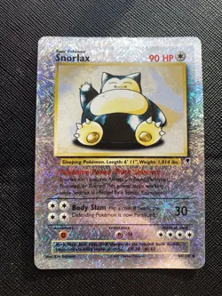 Pokemon TCG - Snorlax 64/110 [Reverse Holo] - Legendary Collection - LP - Image 1