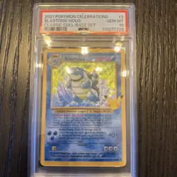 Pokemon Blastoise Celebrations Classic Coll. Base Set Holo Rare #2 PSA 10 - Image 1