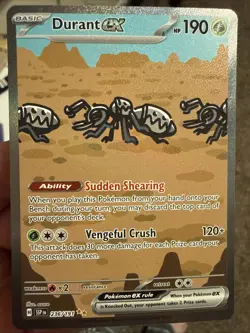 2024 Pokemon SV Surging Sparks SSP EN Durant Ex #236/191 - Image 1