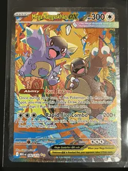 Pokemon Mega Kangaskhan EX 182/132 Me01 Mega Evolution Special Art Rare Holo - Image 2