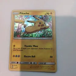 Pokemon Pikachu - 5/12 - McDonalds Promos 2017 - Holo Thunder wave Electro Ball - Image 1