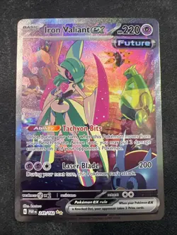 Iron Valiant ex - 249/182 - Pokemon Paradox Rift Special Illustration Rare NM - Image 1