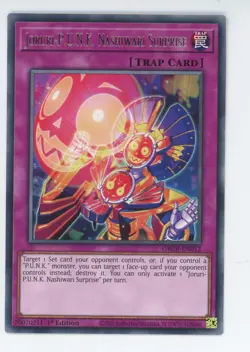 Yugioh Joruri-P.U.N.K. Nashiwari Surpris GRCR-EN012 Rare 1st Edition NM x3 Play - Image 1