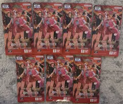 x7 One Piece TCG Heroines Edition EB-03 English Sleeved Booster Packs - Image 1