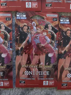 x7 One Piece TCG Heroines Edition EB-03 English Sleeved Booster Packs - Image 2