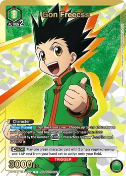 Gon Freecss Promo Gold Foil - UEPR/HTR-1-077 NM - Union Arena - Image 1