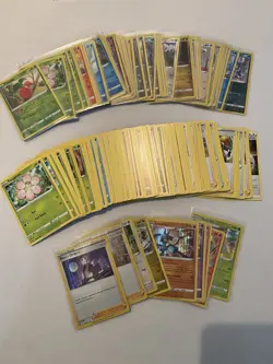 Pokemon SWSH Brilliant Stars Complete base Set C/UC/R/Holo/revers 165 Card Lot - Image 1