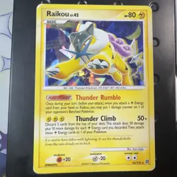 Raikou - 16/132 - Pokemon Secret Wonders Holo Card HP/MP - Image 1