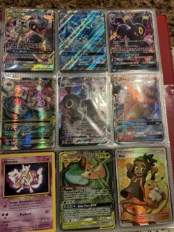 Pokemon TCG Promo Holo GX Vintage Card Lot - 9 Cards Mewtwo Blastoise Umbreon - Image 1
