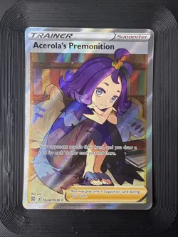 Acerola's Premonition - TG24/TG30 - Full Art - Brilliant Stars Pokemon Card - Image 1