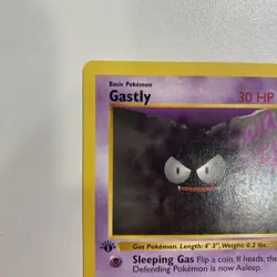 Gastly 1st Edition Shadowless 50/102 Base Set Regular LP - Pokemon Card - Image 4