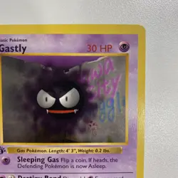 Gastly 1st Edition Shadowless 50/102 Base Set Regular LP - Pokemon Card - Image 5