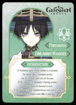 Wanderer Genshin Impact CCG Waifu/Husbando Anime Game Card Foil - Image 2