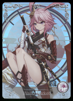 Yae Sakura Honkai Impact Waifu Anime Card Goddess Story CCG - Image 1