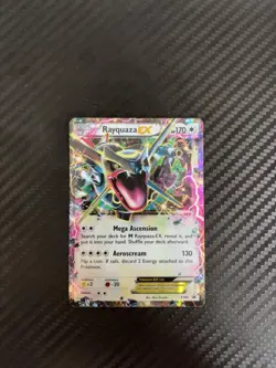 Pokemon Rayquaza EX Shiny Holo Promo XY XY69 Card MP - Image 1