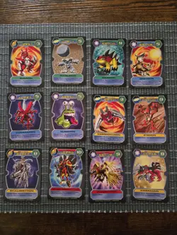 Vintage Digimon CCG Collection Lot Animated Series 2 & D Tector Series 1 Cards - Image 2