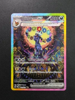 Umbreon ex 161/131 Sv: Prismatic Evolutions SIR card. Mint condition, Raw card. - Image 1
