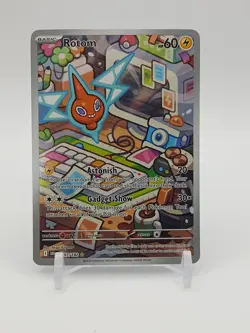 Pokemon Card Rotom 197/182 Illustration Rare Destined Rivals Near Mint - Image 1