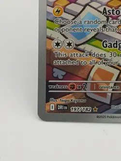 Pokemon Card Rotom 197/182 Illustration Rare Destined Rivals Near Mint - Image 5