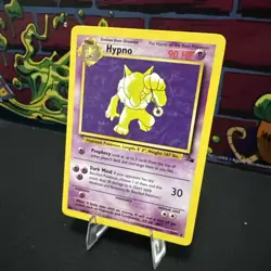 Pokemon TCG Hypno Fossil Non Holo Rare Card 8/62 - Image 3