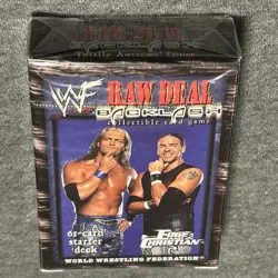 WWF WWE Raw Deal Backlash Starter Deck EDGE & CHRISTIAN - 61-cards - New/ Sealed - Image 3