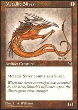 4x Metallic Sliver ~ Lightly Played Tempest MTG Magic x4 4 UltimateMTG Playset A - Image 1