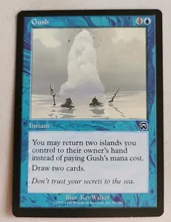 Gush Mercadian Masques Regular LP Lightly Played MTG - Image 1