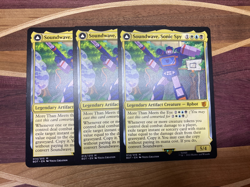 1x Soundwave, Sonic Spy // Soundwave Superior Captain - MTG Transformers - Image 1