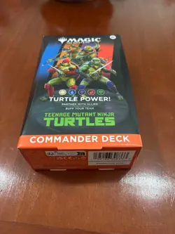 MTG Teenage Mutant Ninja Turtles Turtle Power Commander Deck Factory Sealed - Image 4