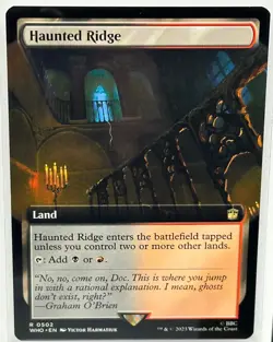 Haunted Ridge (Extended Art), Doctor Who, MTG Magic the Gathering, REGULAR - Image 1
