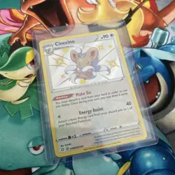 Pokemon TCG SV094/SV122 | Cinccino | Shining Fates | Rare Holo shiny NM Card - Image 1