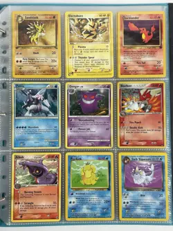 Pokemon Card Collection VTG Binder Holo Rare 1st E-Reader WoTC Gengar Blaziken - Image 1