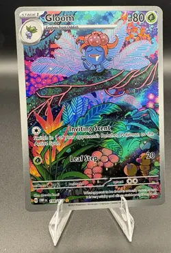 Pokemon TCG Gloom Holo Card Sv03: Obsidian Flames 198/197 LP - Image 1