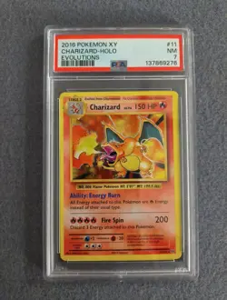 Charizard 11/108 Holo 2016 Pokemon XY Evolutions PSA 7 - Image 1