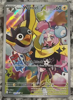Iono’s Wattrel 231/217 Illustration Rare!! Pokemon Ascended Heroes! - Image 1