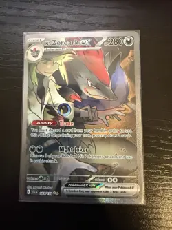 Pokemon TCG N's Zoroark EX Journey Together Sir Fresh Mint, 185/159 - Image 1