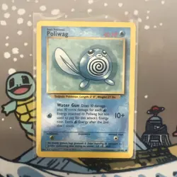 Poliwag 59/102 Base Set Unlimited Pokemon TCG - Image 1
