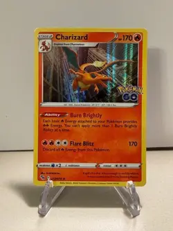Pokemon TCG Charizard 010/078 Holo Pokemon GO NM - Image 1