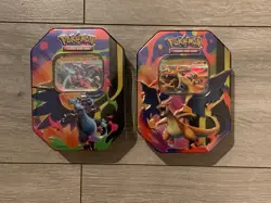 Pokemon - Mega Charizard ex Tins X + Y ascended heroes both tins New & Sealed - Image 1