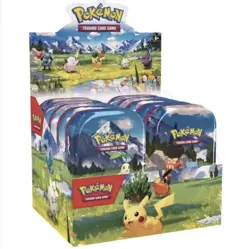Pokemon TCG: Mega Evolution Ascended Heroes Mini Tins Display Case (10 Tins) - Image 4