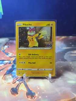 Pikachu SWSH234 Cosmo Holo Sword & Shield Promo Pokemon TCG - Image 1