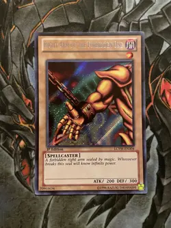 Yugioh Right Arm of the Forbidden One 1st ED LCYW-EN304 Secret Rare NM - Image 1