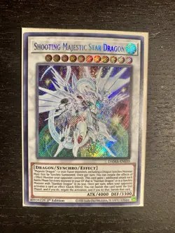 Yugioh Shooting Majestic Star Dragon DAMA-EN039 Secret Rare 1st Edition NM - Image 1